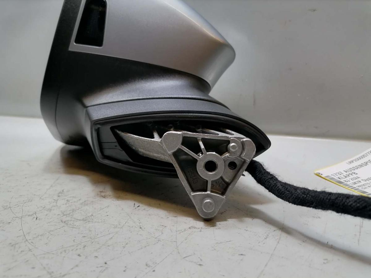 VW Passat B9 Bj.2024 original Außenspiegel links LM7P Oyster Silver elektrisch anklappbar